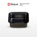 SLIQUE Premium Non-Stick Square Muffin Pan Oven Safe 7.6x7.6x2.6cm