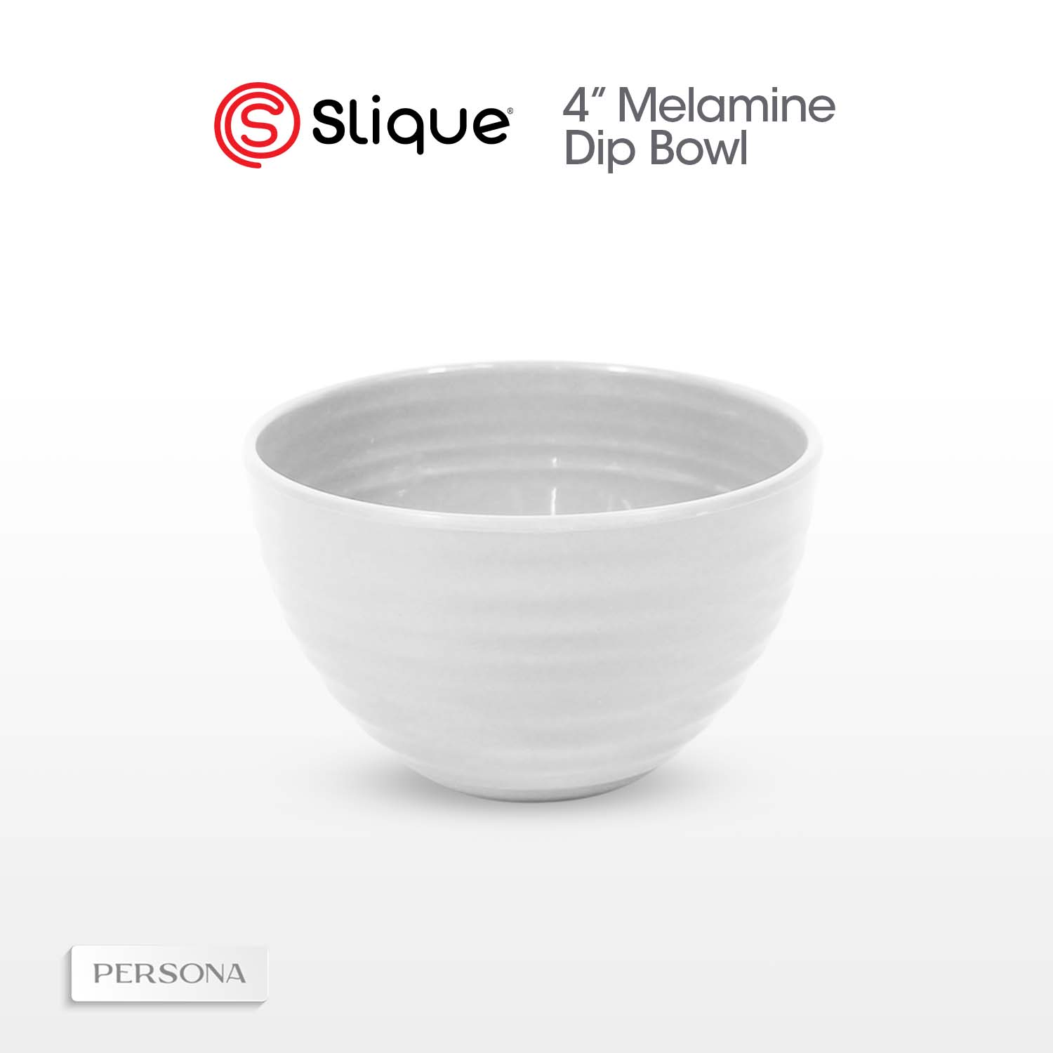 SLIQUE Premium Melamine Dinner Plate, Serving Plate, Dessert Plate, Bowl, Serving Bowl, Deep Bowl, Sauce Dish, Tumbler, Rice Spoon, Soup Ladle - Persona Collection