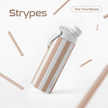 QUENCHA 18.5oz Strypes Limited Edition Vacuum Insulated Stainless Steel Drinking Water Bottle