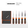 VANQUISH Premium Thru-tang Chisel Set of 5