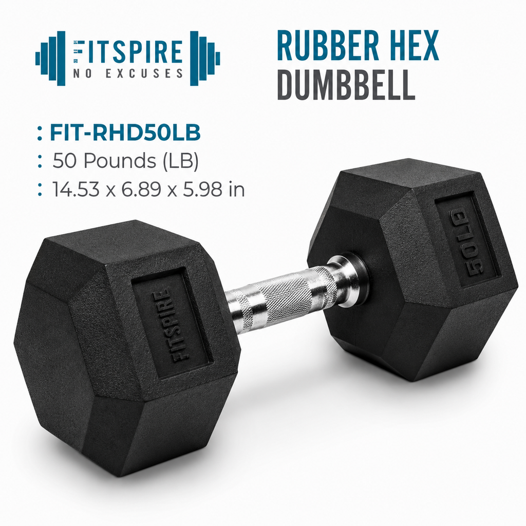 FITSPIRE Adjustable Dumbbell Weight lift Dumbbell Exercise Fitness Strength Training Workout Equipment