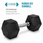 FITSPIRE Adjustable Dumbbell Weight lift Dumbbell Exercise Fitness Strength Training Workout Equipment