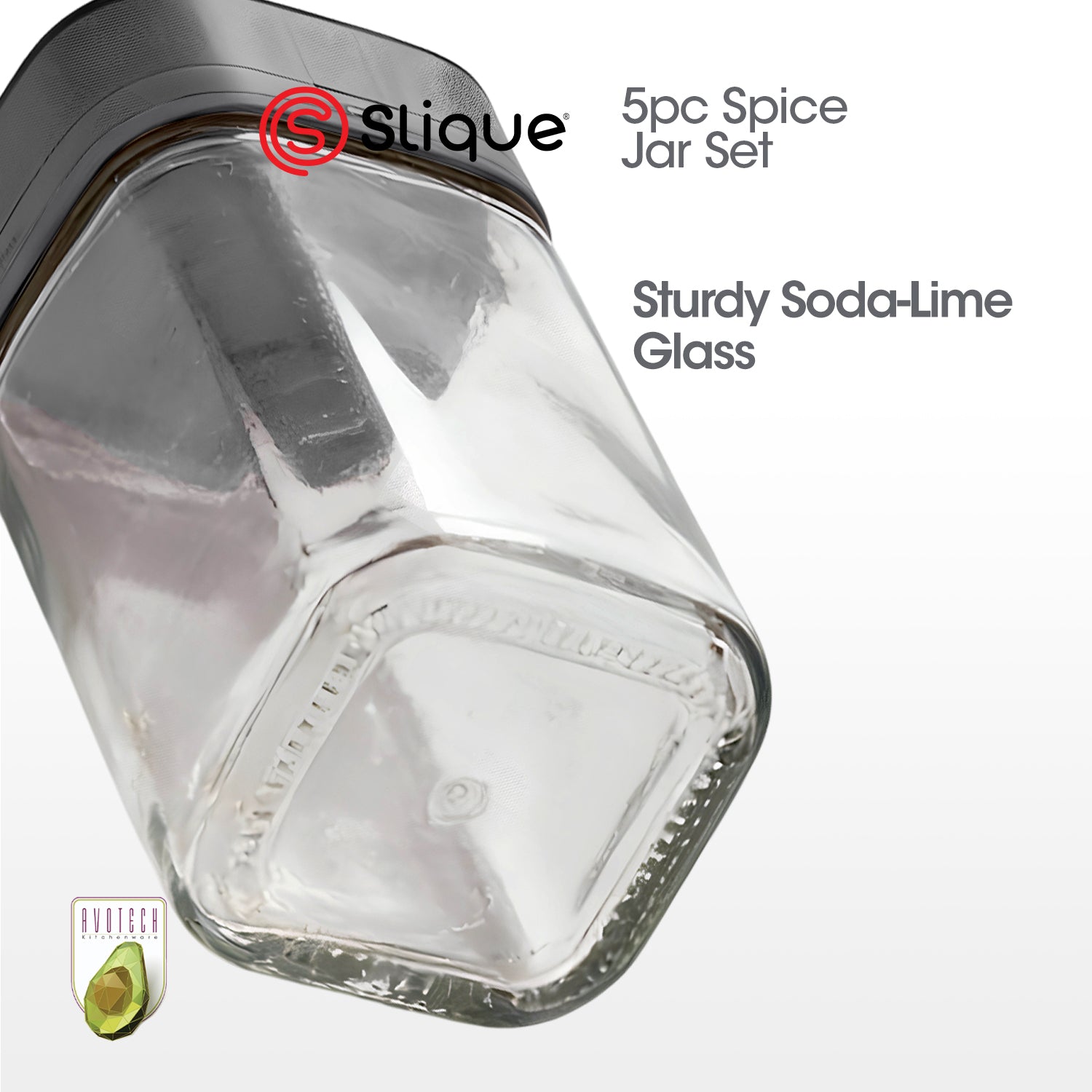 Slique AVOTECH Condiment Set Collection Oil Dispenser Spice Jars Salt & Pepper Set Kitchen Organizer
