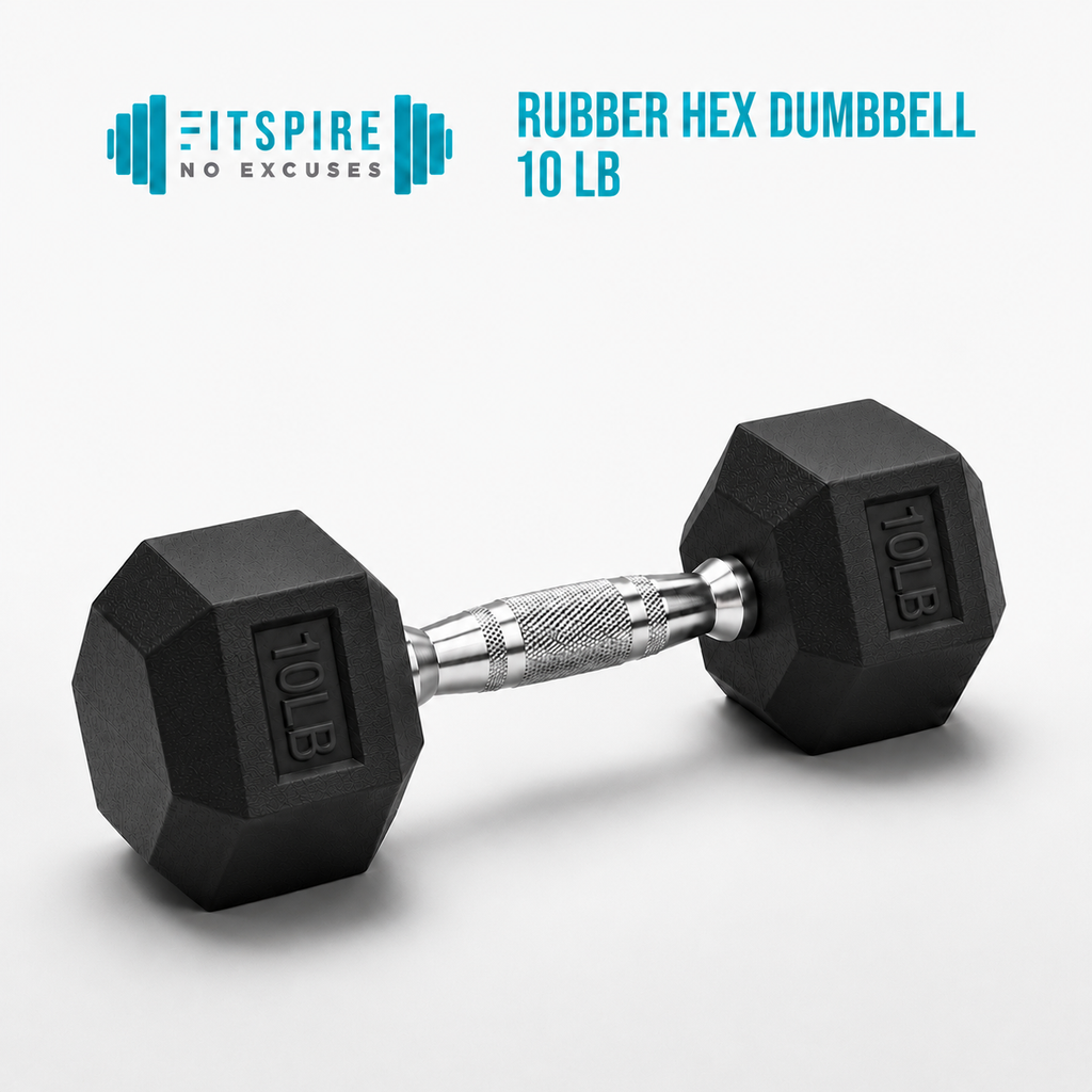 FITSPIRE Adjustable Dumbbell Weight lift Dumbbell Exercise Fitness Strength Training Workout Equipment