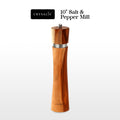CRYSALIS Salt & Pepper Mill Manual Grinder Spice Container Seasoning Bottle Spice Storage Shaker Acacia Wood