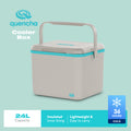 Quencha Insulated Cooler Box 12L & 24L Portable Ice Cooler for Picnic Camping Travel