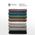 Primeo 100% Cotton Bath Towel - Popcorn Weave Collection Towels