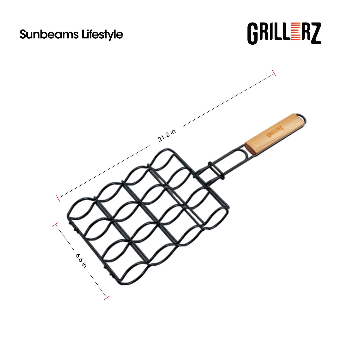 SLIQUE Grillerz Versatile Grilling Basket  Corn Grilling Basket Outdoor BBQ Accessory
