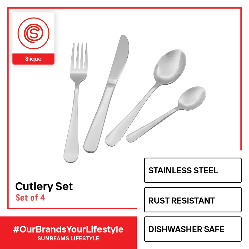SLIQUE Premium  Stainless Steel Cutlery 4pc