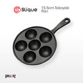 [Slique Official] Cast Iron Specialty Pans Takoyaki Maker, Egg Frypan, Burger Press - Induction Ready