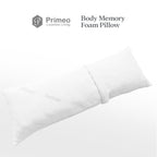 PRIMEO Memory Foam Bolster & Body Pillow – Neck & Back Support | Ergonomic Hug Pillow | Sleep Essential