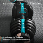 FITSPIRE Adjustable Dumbbell Weight lift Dumbbell Exercise Fitness Strength Training Workout Equipment