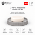 PRIMEO Bathroom Accessories Polyresin Bathroom Set Soap Dish Tumbler Soap Dispenser Toilet Brush Holder