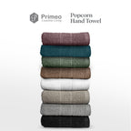 Primeo 100% Cotton Hand Towel - Popcorn Weave Collection Towels