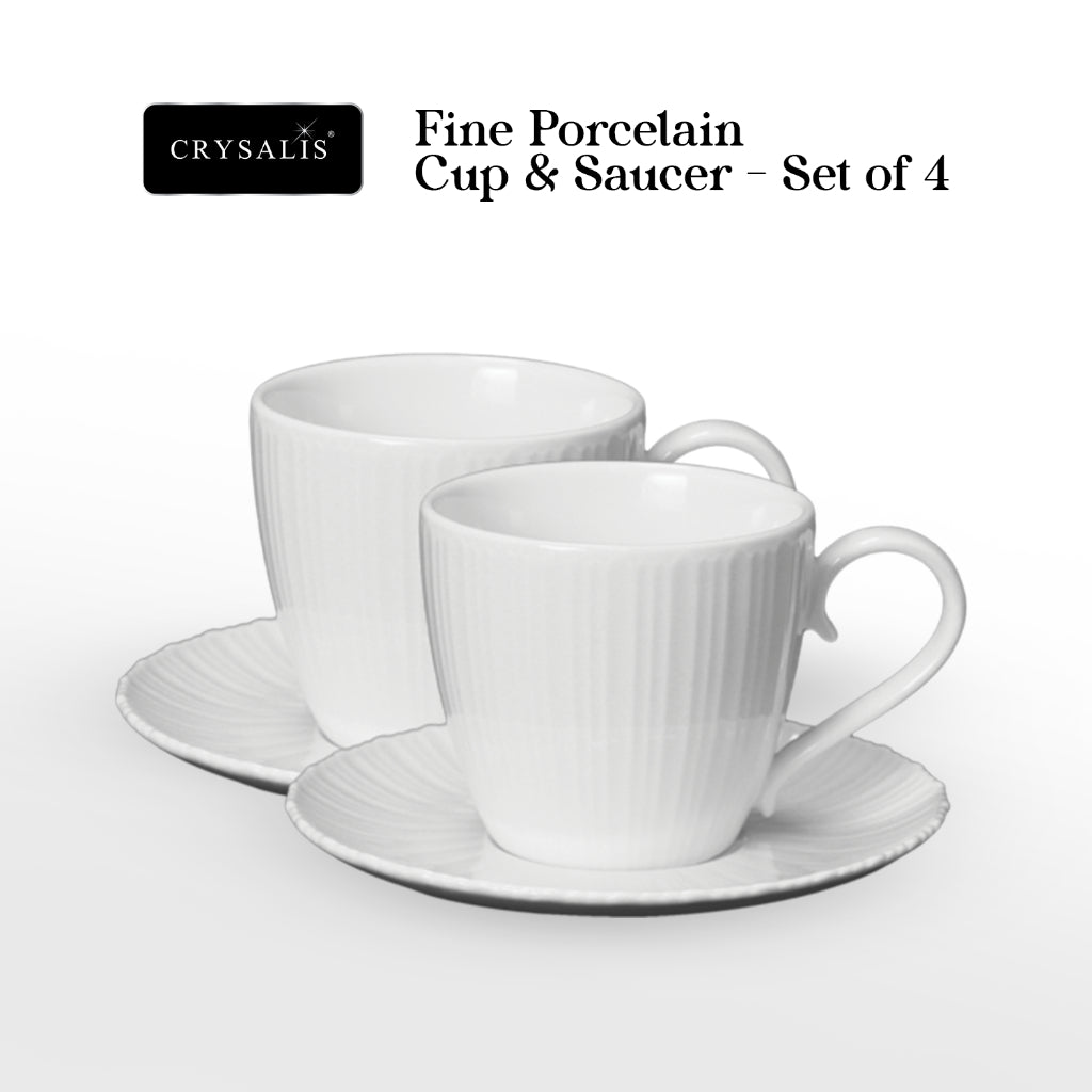 CRYSALIS Fine Porcelain Dinnerware Collection  Bowl Mug Dinner Bowl Creamer & Sugar Plate Teapot