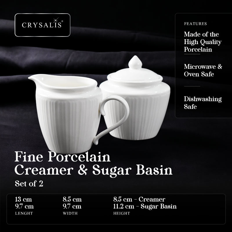 CRYSALIS Fine Porcelain Dinnerware Collection  Bowl Mug Dinner Bowl Creamer & Sugar Plate Teapot