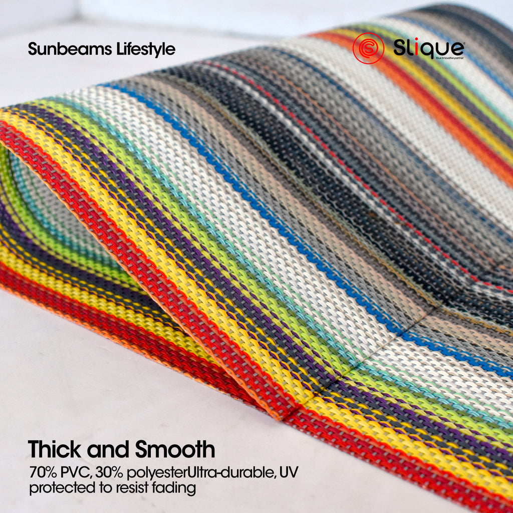 Slique Placemat PVC Woven Dining Table Mat 45x30cm (Collection 2)