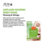 ZEAL Premium Sheet Mask Skin Care 25ml