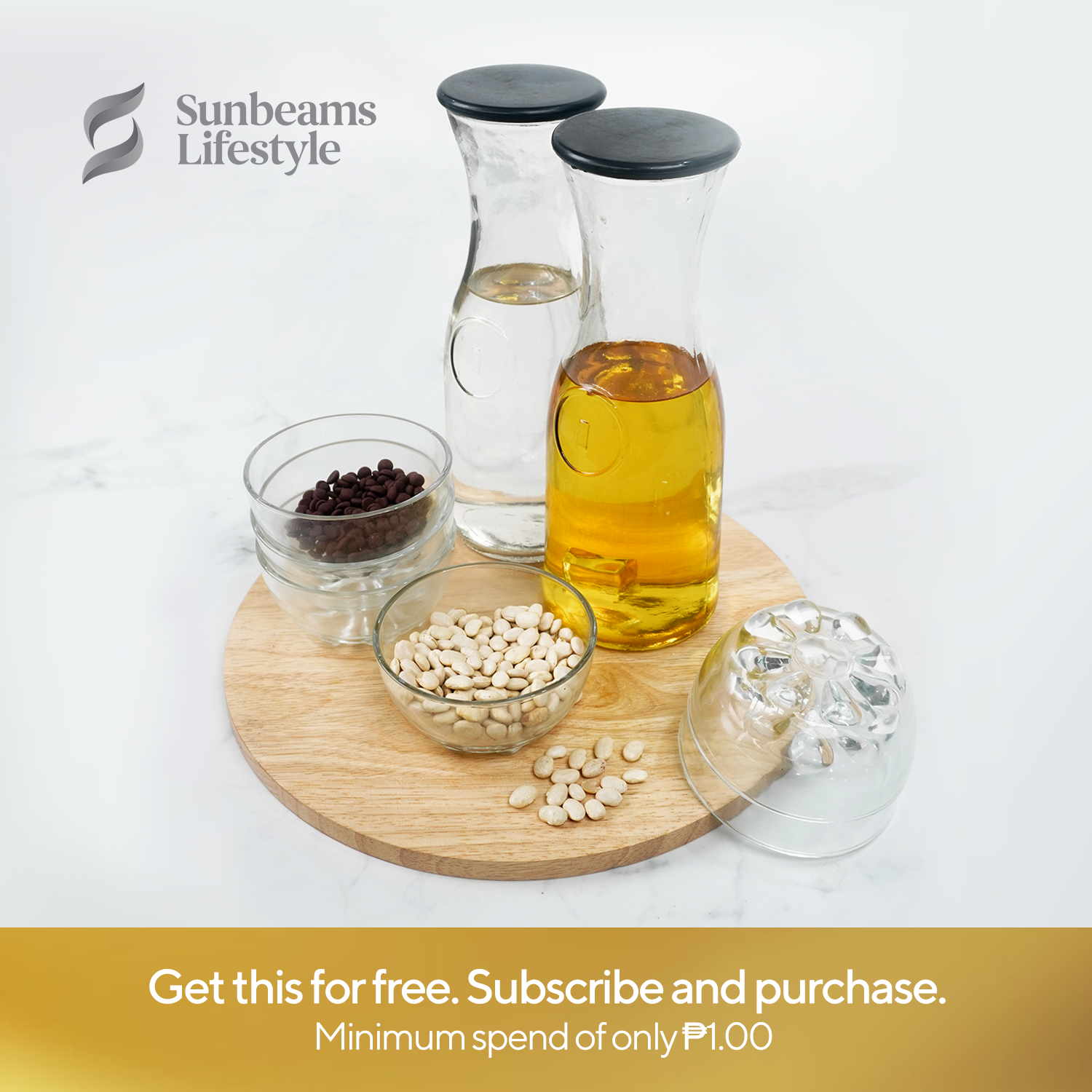 Sunbeams Lifestyle [Gift Product] Carafe & Migi Bowl Set
