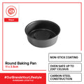 SLIQUE Premium Non-Stick Round Muffin Pan Oven Safe 11x11x3.5cm